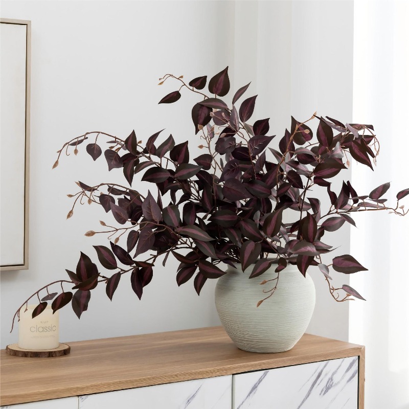 Tradescantia Purple - Artificial Purple Wandering Jew Plant Stems