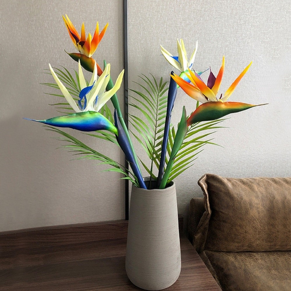New Long Stem Artificial Bird  - Bird Paradise Strelitzia avis et prix