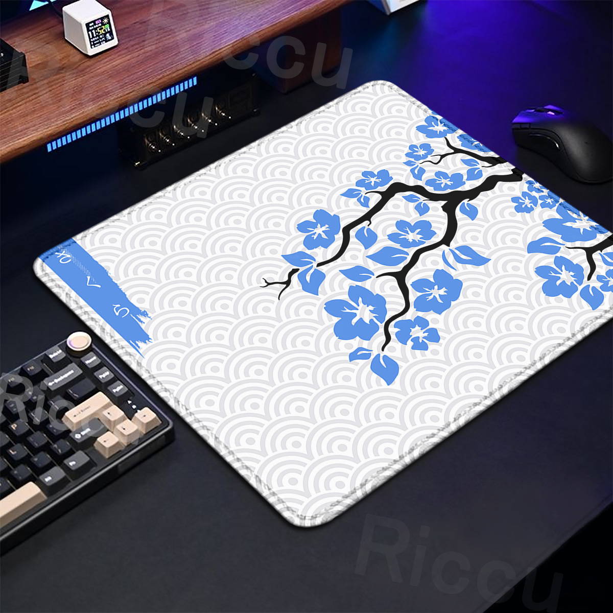 Purple Sakura Table Pad Gaming - Tradescantia Purple avis et prix
