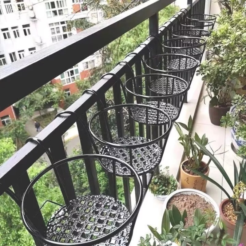 Wrought Iron Balcony Hanging F - Spider Plant Hanging avis et prix