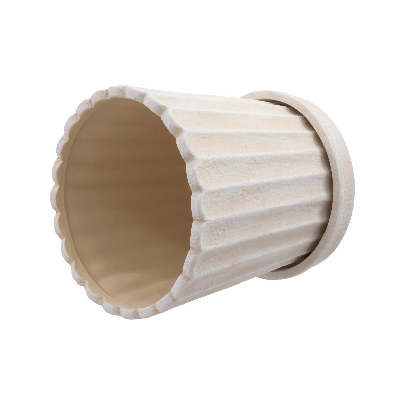 8 Inch Shell Planter Cream Cer - Aloe Vera Pot avis et prix