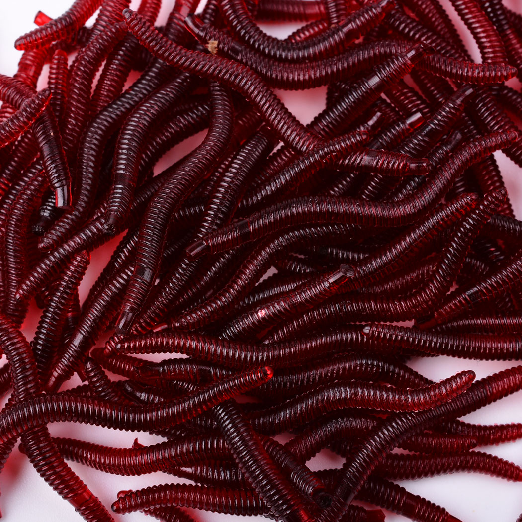 50pcs Lifelike Red Worm Soft L - Aglaonema Red avis et prix
