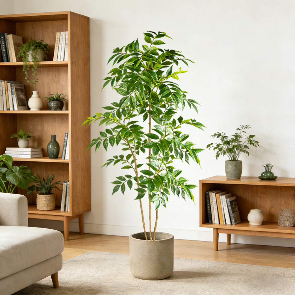 76-140cm Artificial Rubber Tre - Dracaena Marginata avis et prix
