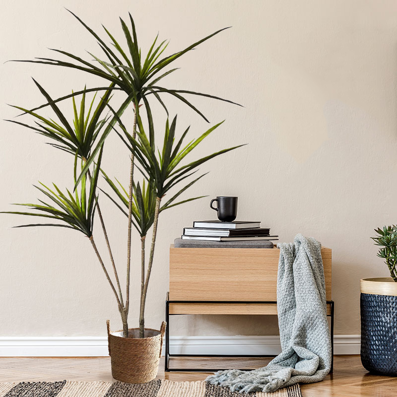 90-120cm Large Artificial Drac - Dracaena Marginata avis et prix