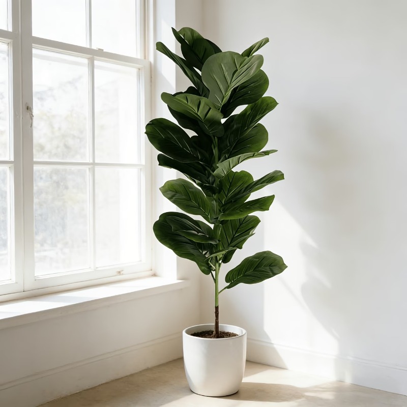 1Pc 100cm Artificial Ficus Lyr - Ficus Lyrata Tree avis et prix