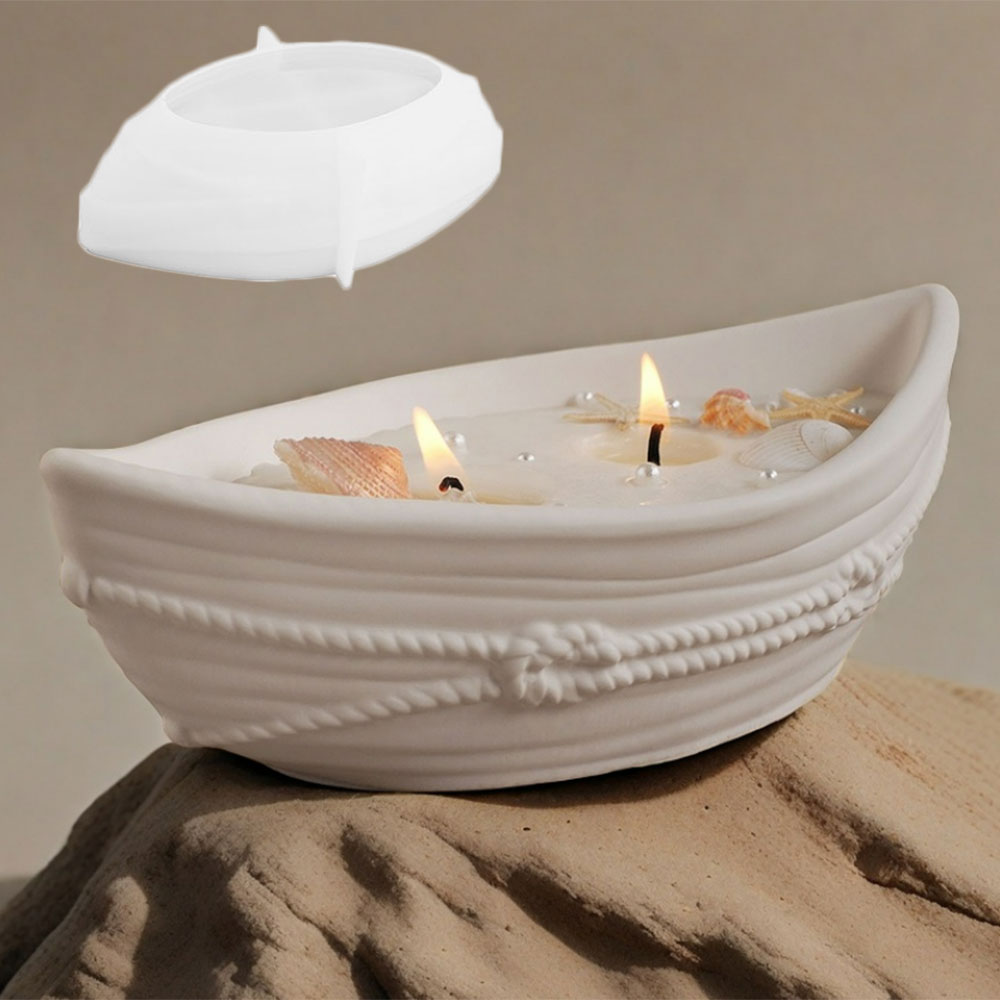 Canoe Shaped Storage Box Silic - Echeveria Succulent avis et prix