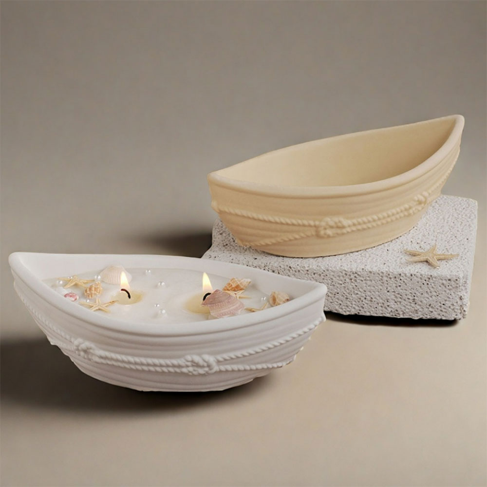 Canoe Shaped Storage Box Silic - Echeveria Succulent avis et prix
