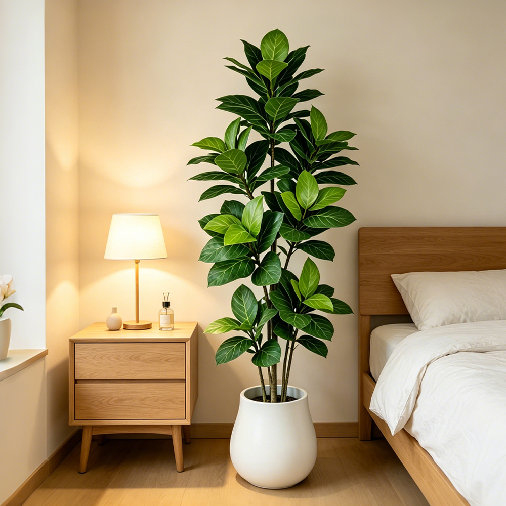 70-130cm Large Artificial Bany - Ficus Lyrata Tree avis et prix