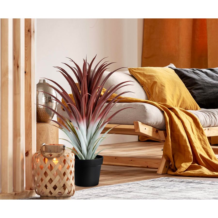 Hyper Realistic Big Red Artifi - Aloe Vera Pot avis et prix