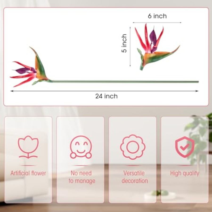 Pcs Bird of Paradise Artificia - Bird Paradise Strelitzia avis et prix