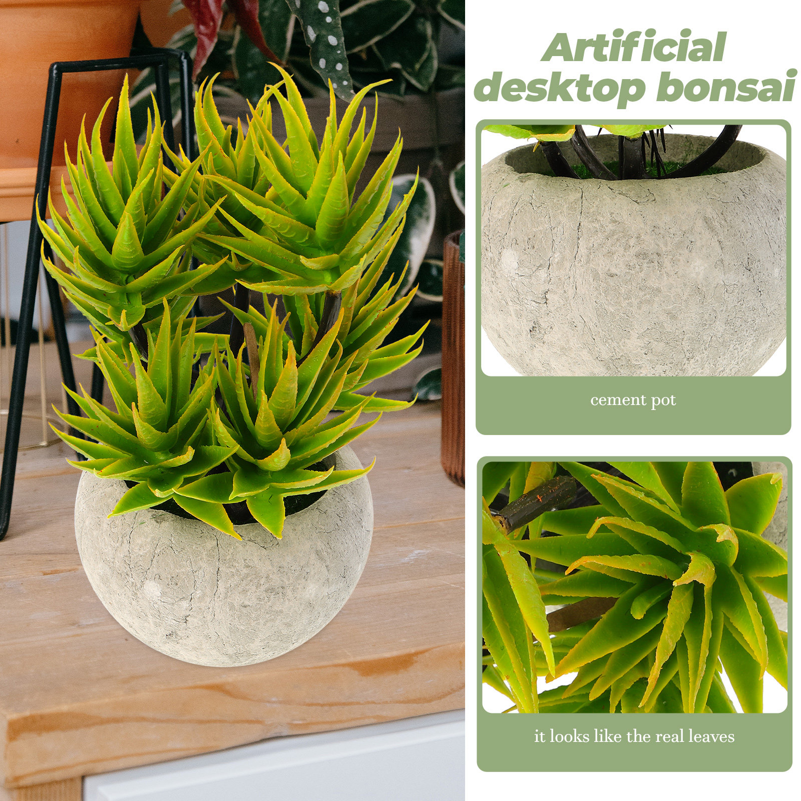 1 Piece Artificial Aloe Vera B - Aloe Vera Pot avis et prix
