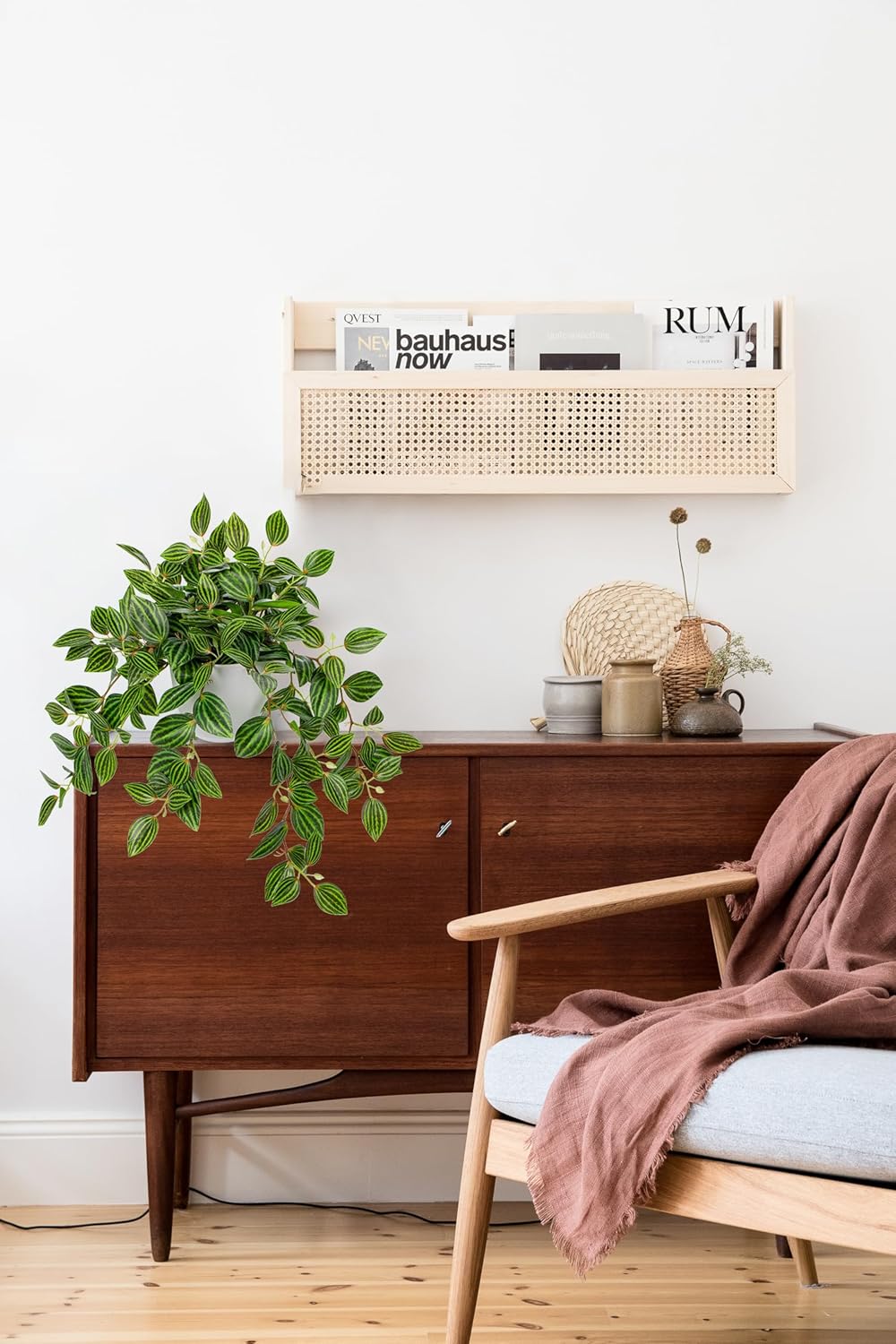Artificial Plants Indoor Fake  - Peperomia Watermelon avis et prix