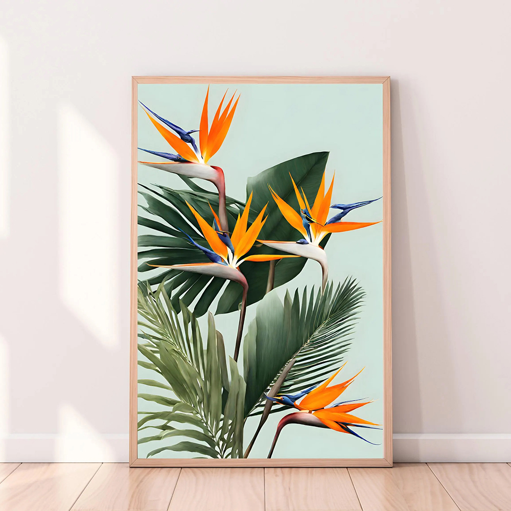 Bird of Paradise Wall arts, St - Bird Paradise Strelitzia avis et prix