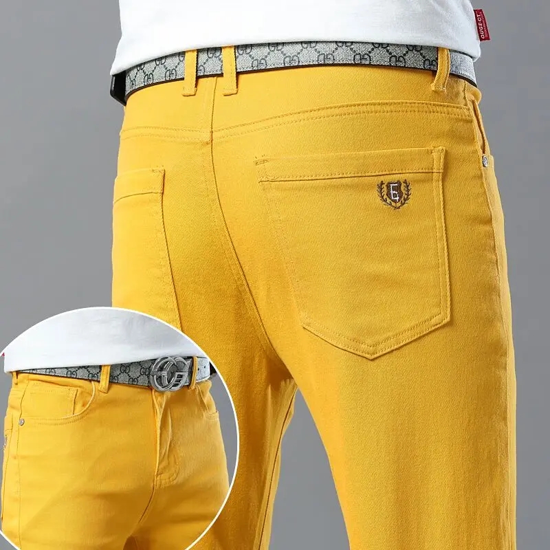Men's Colorful Denim Stretch S - Aglaonema Red avis et prix