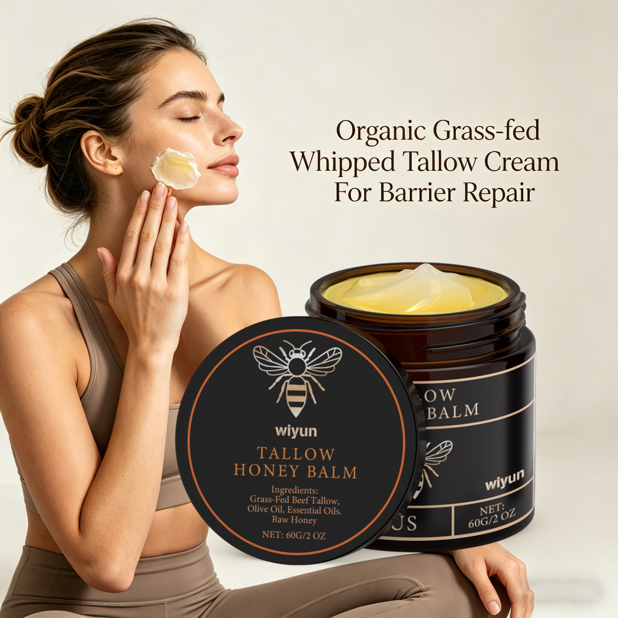 Organic Grass-fed Tallow Cream - Aglaonema Red avis et prix