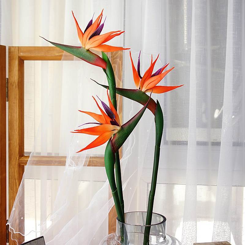 3pcs Artificial Bird Of Paradi - Bird Paradise Strelitzia avis et prix