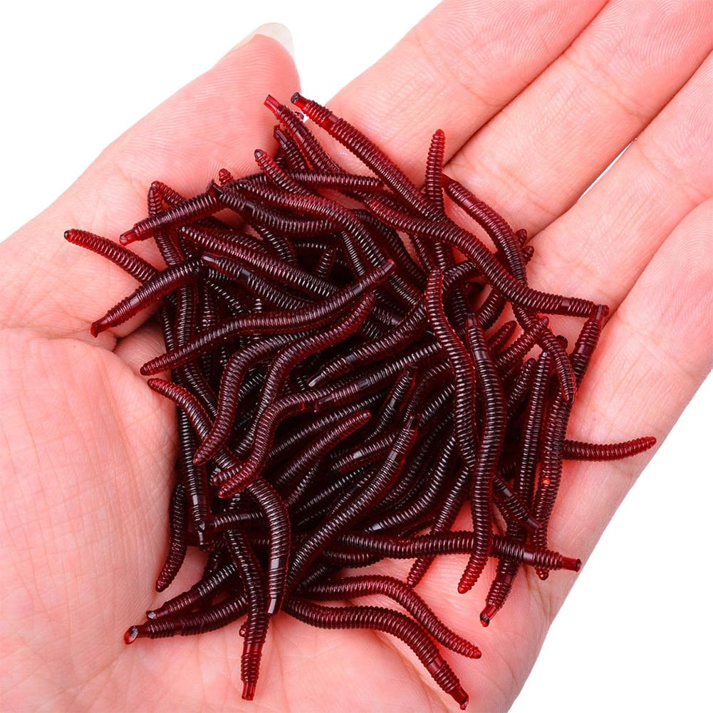 50/100PCS Soft Lure Bass Bream - Aglaonema Red avis et prix
