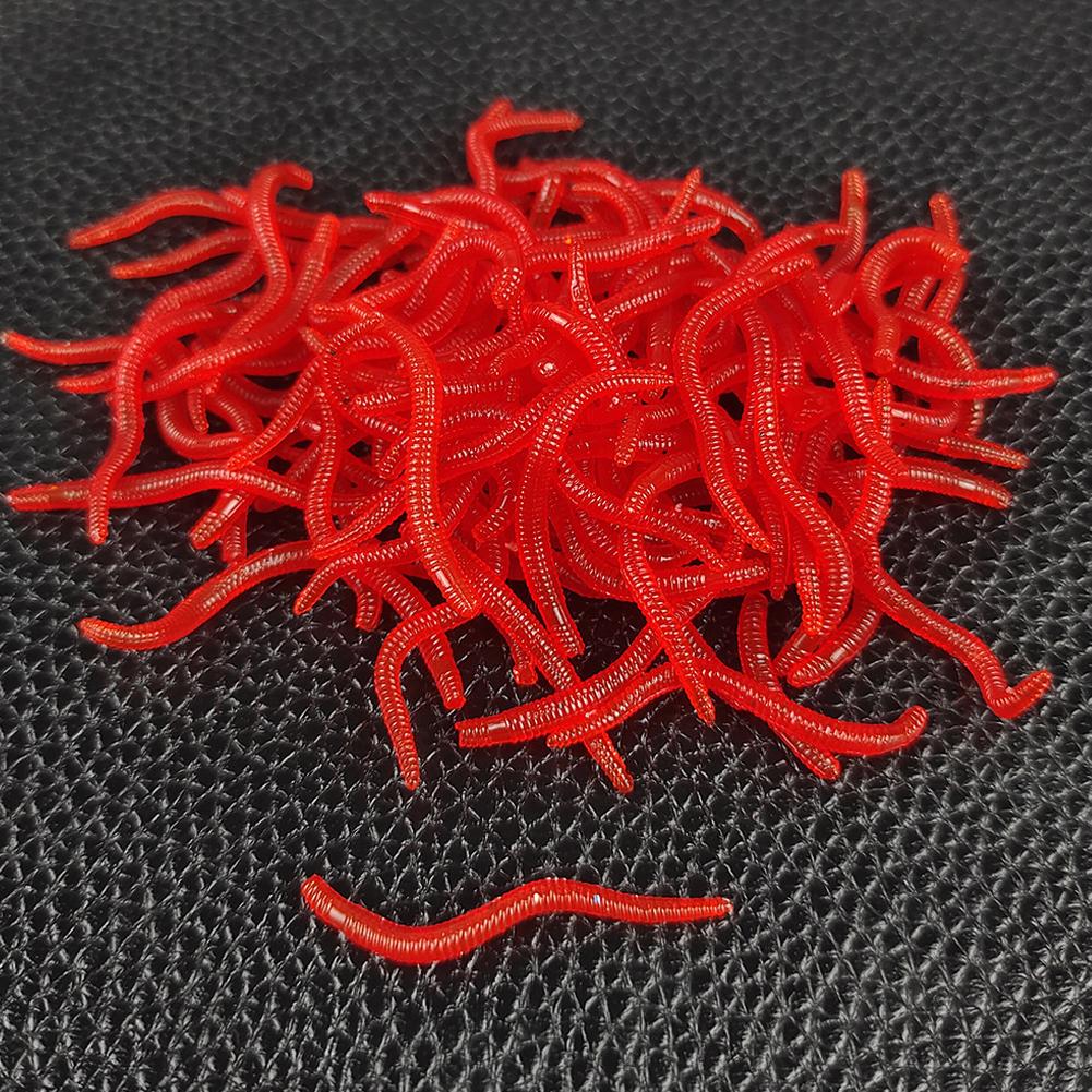 50/100PCS Soft Lure Bass Bream - Aglaonema Red avis et prix